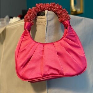 Pink, cute, silk, going out purse!!